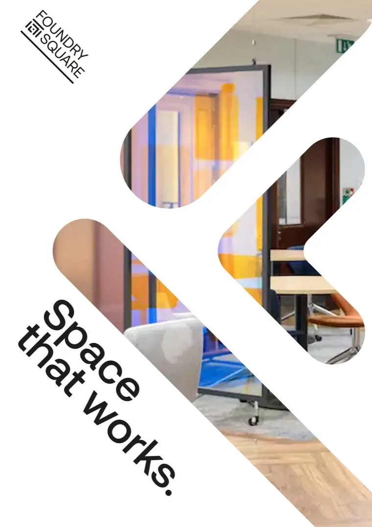 Foundry Square space that works brochure cover