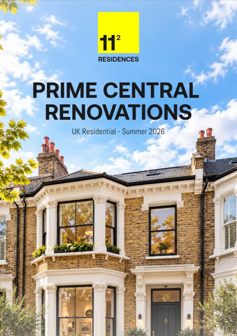 Prime Central Renovations UK residential brochure cover